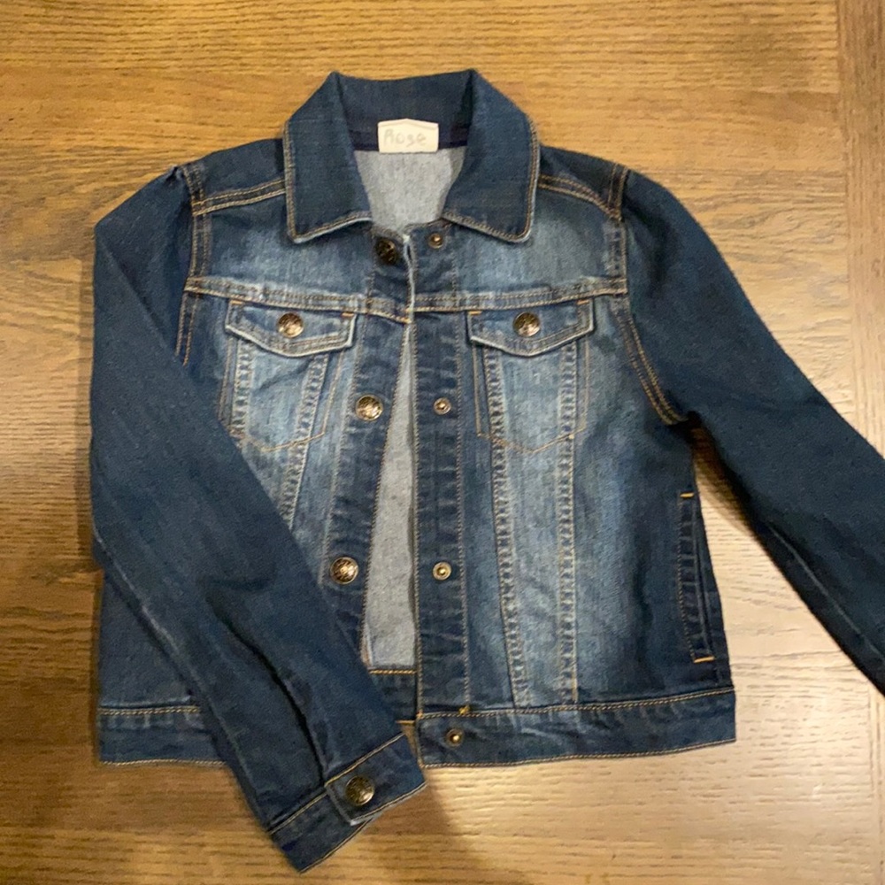 Girls blue jean jacket